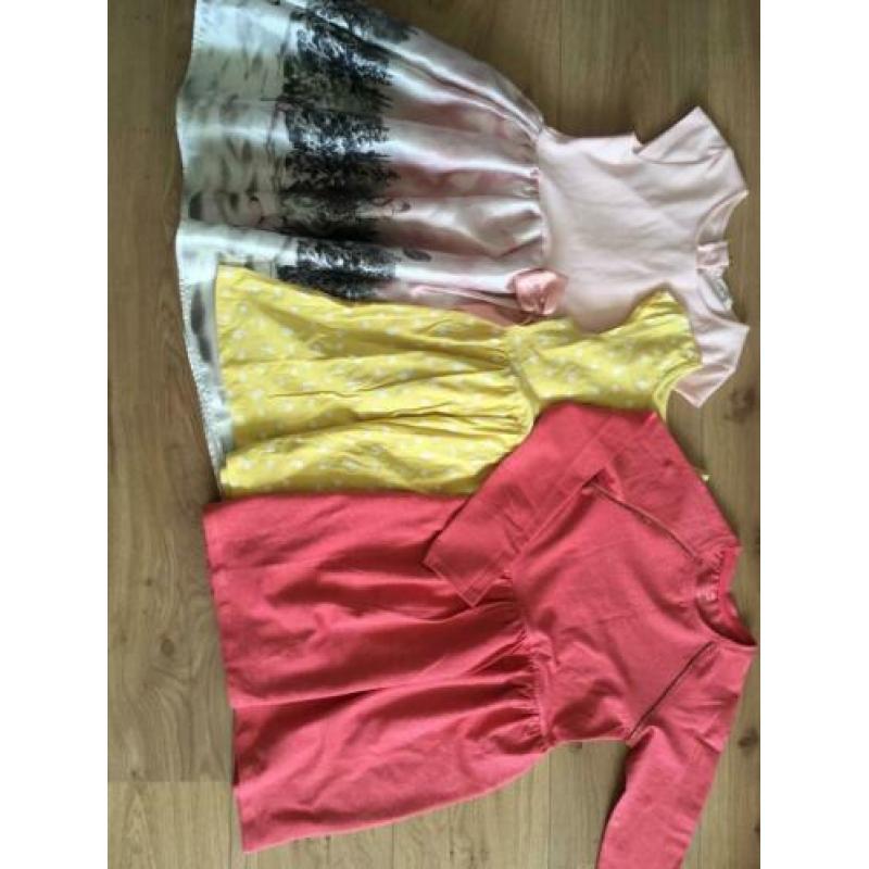 Kledingpakket, meisje, 134/140, h&m, Hema, jurkjes, skinny