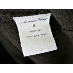 Fijngeweven 100% wollen jurk American Vintage, S