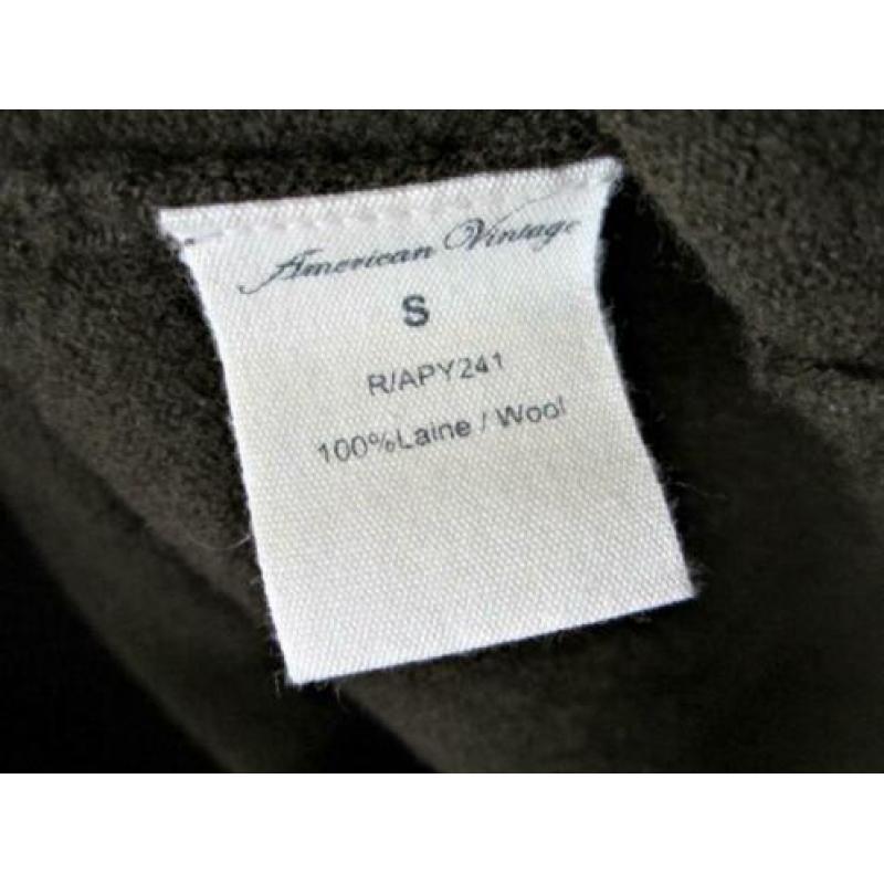 Fijngeweven 100% wollen jurk American Vintage, S