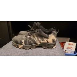 Leger print werkschoenen