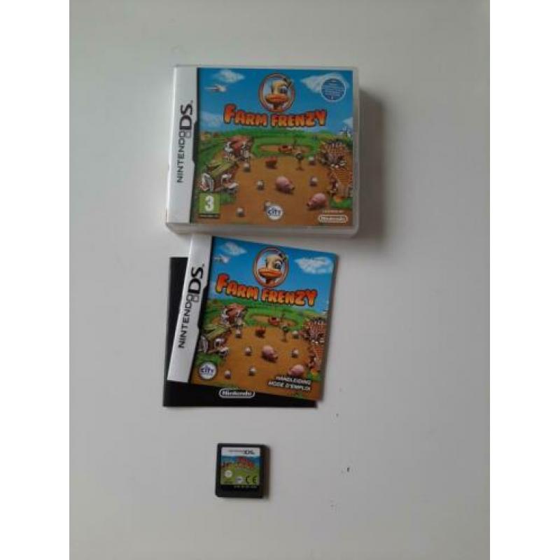 Nintendo DS Lite Rood met 8 spelletjes.