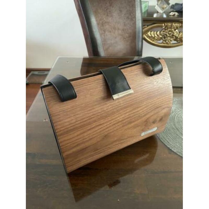 NUSSBAG handtas van hout nieuw met etiket winkelprijs €290