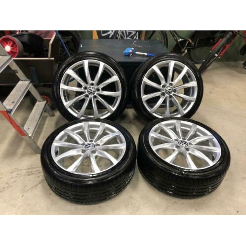 Vw Audi 18inch 5x112, zgan banden