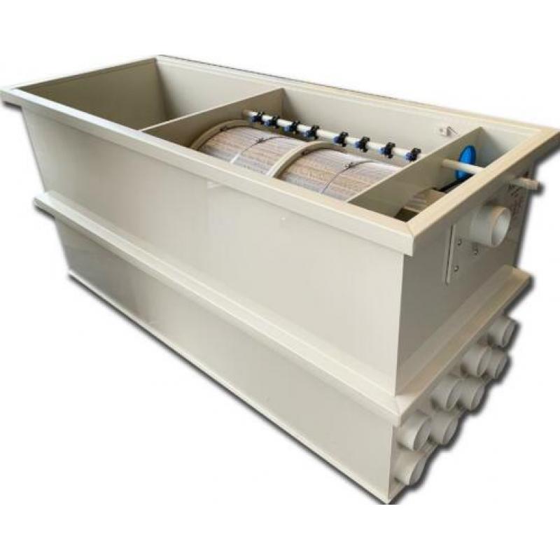 Biodrum 200 | 100m3/u Bewegendbed en trommelfilter