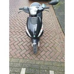 Zip 2000 Zwart 4T 25km/h blauw kenteken