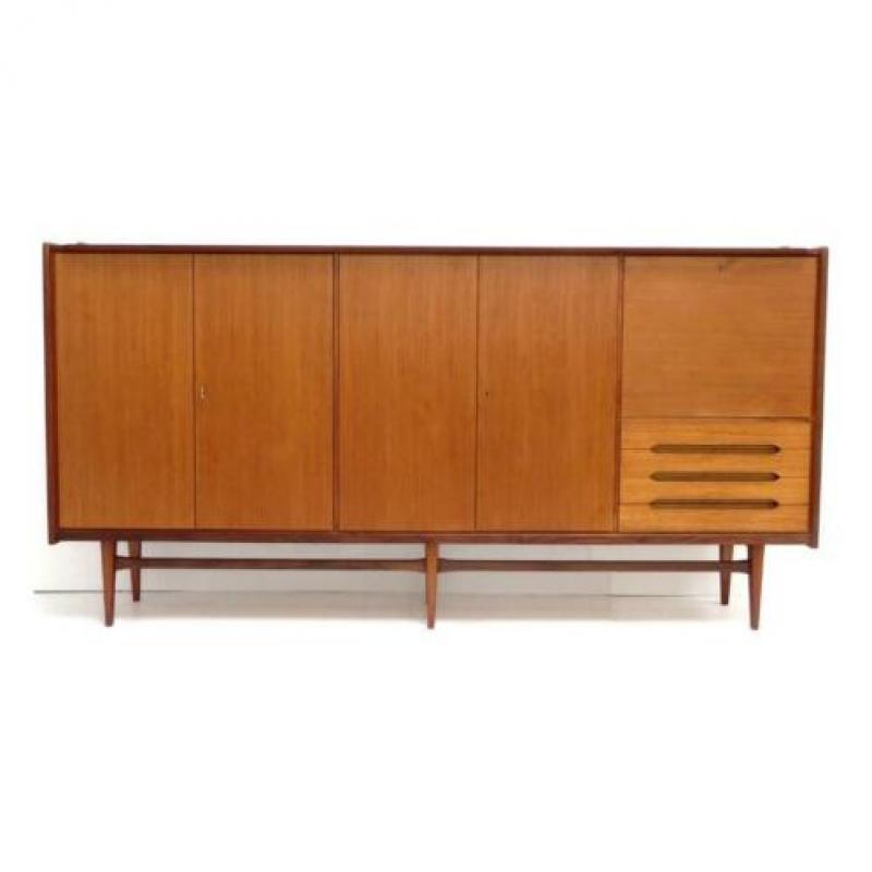 Groot vintage dressoir wandmeubel jaren '60 '70