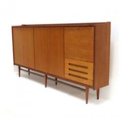 Groot vintage dressoir wandmeubel jaren '60 '70