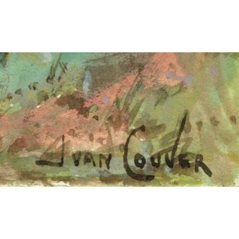 Jan van Couver (Ps H Koekoek) 1836-1909 -Berglandschap
