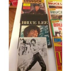 BRUCE LEE boeken no.1.2.3. 1978.met foto.poster.zie beschriv