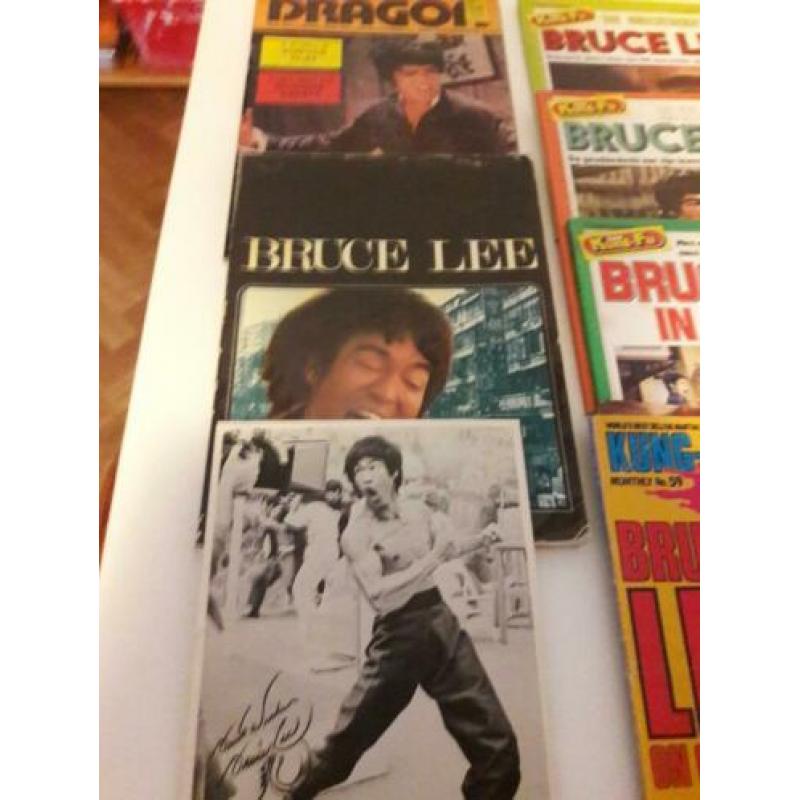 BRUCE LEE boeken no.1.2.3. 1978.met foto.poster.zie beschriv