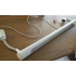 Tubelamp met spiraal ophang 122 x 7 cm