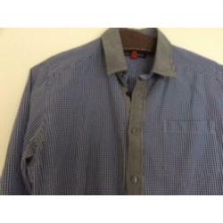 Dolce & gabbana overhemd maat 14/1/2-37 als nieuw blauw g