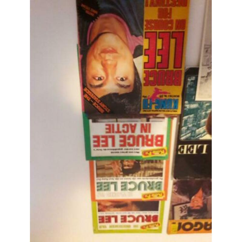 BRUCE LEE boeken no.1.2.3. 1978.met foto.poster.zie beschriv