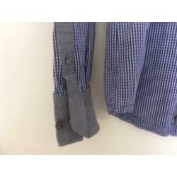 Dolce & gabbana overhemd maat 14/1/2-37 als nieuw blauw g