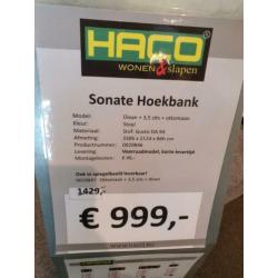 Nette hoekbank