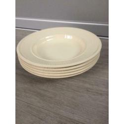 Wedgwood Edme Diepe borden 23 cm 5 stuks