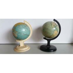 1950 Blikken aardbol globe wereldbol