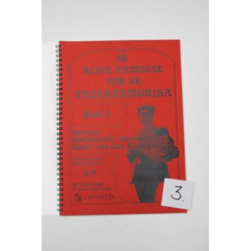 Trekzak les/muziekboeken met CD’s.