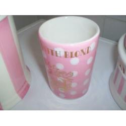 Blond Drie Delig Badkamer Set