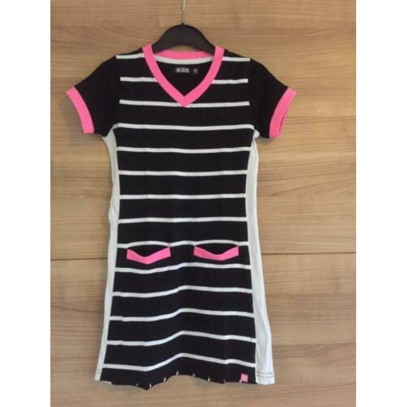 Pakket 7 jurkjes maat 122/128 als nieuw! Jill Europe Kids