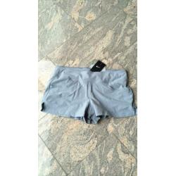 Sport broek kort dames grijs maat L