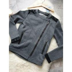 Maat 164 NIEUW Meisjes Vest/Jas Grijs FRANKIE & LIBERTY
