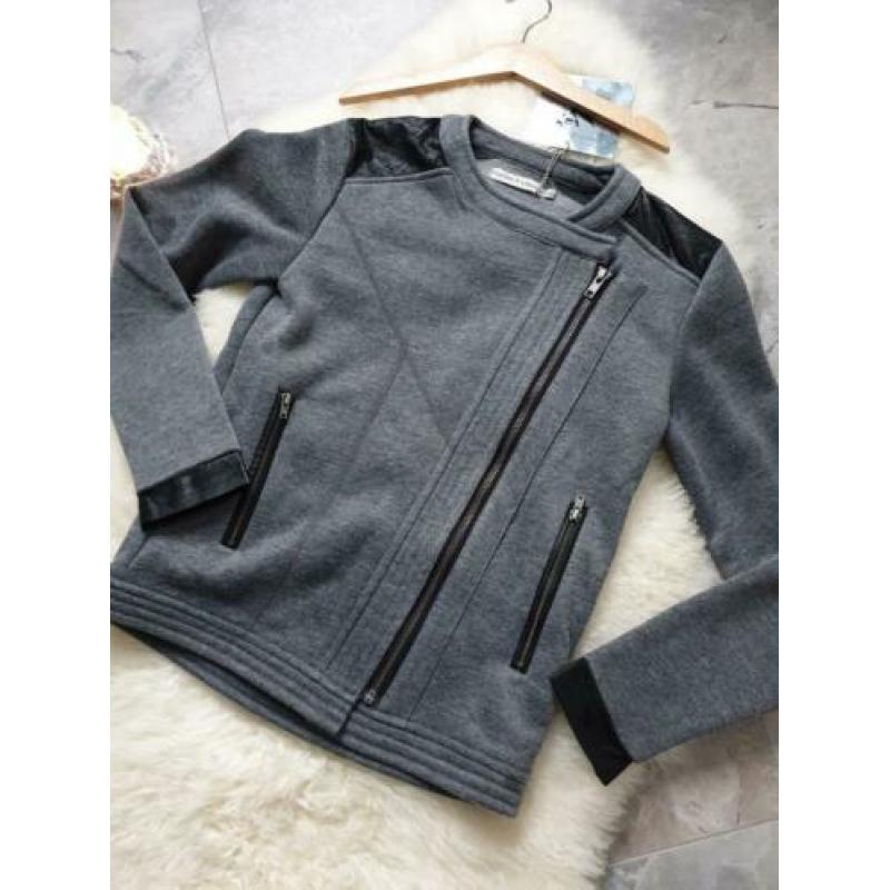 Maat 164 NIEUW Meisjes Vest/Jas Grijs FRANKIE & LIBERTY