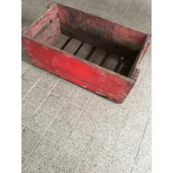 Vintage houten krat Amstel Bier