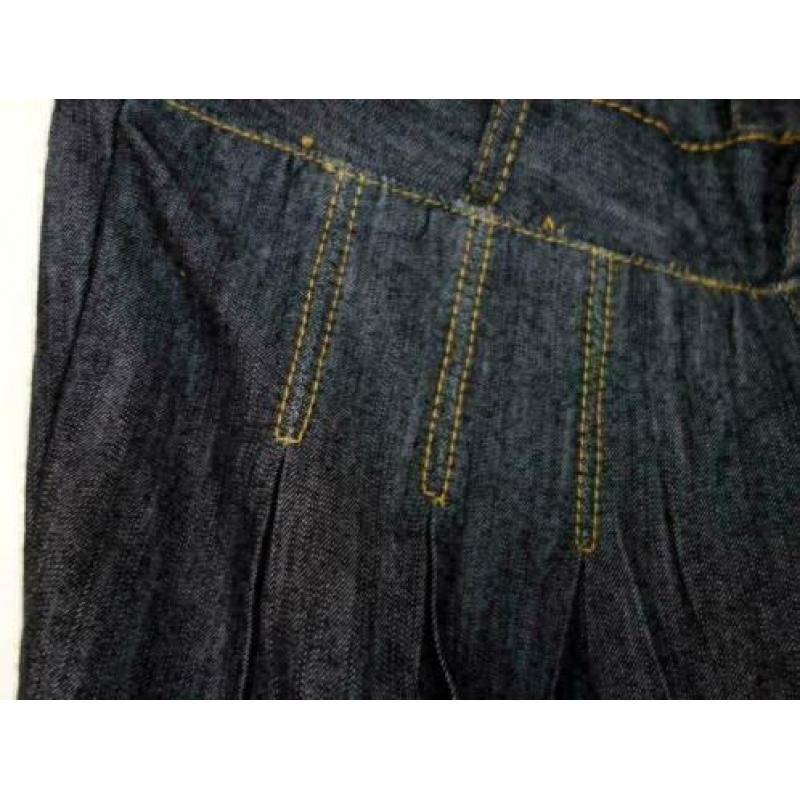2487 Gloednieuwe vintage spijker broek YELANGHAO; Mt=S