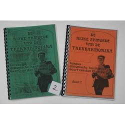 Trekzak les/muziekboeken met CD’s.