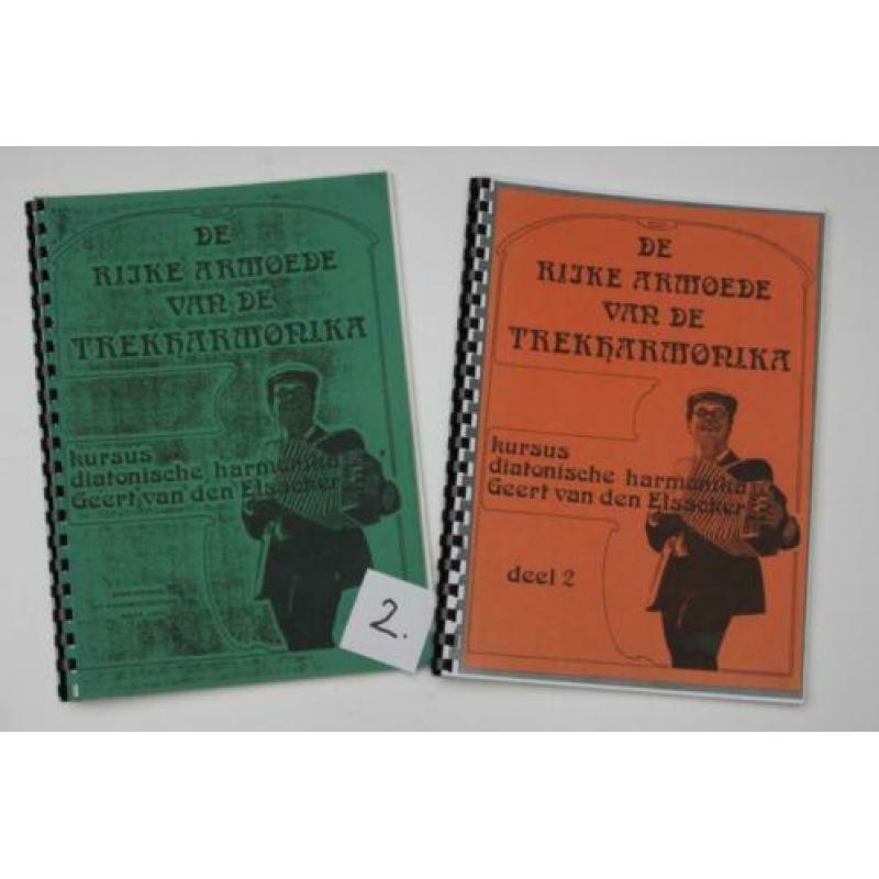 Trekzak les/muziekboeken met CD’s.