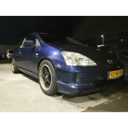 Honda Civic 1.6 I ES 2003 Blauw