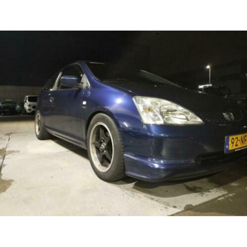 Honda Civic 1.6 I ES 2003 Blauw