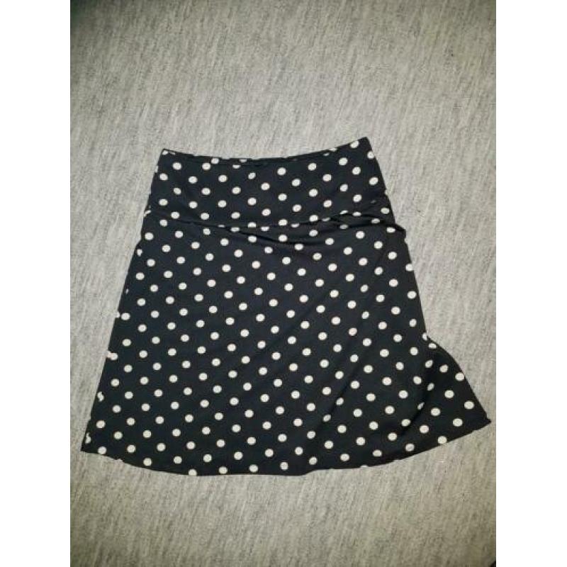Border skirt Party Polka, King Louie, maat M, zwart