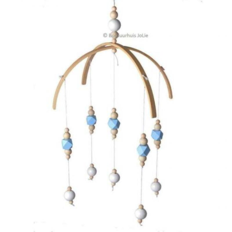Houten mobiel voor babykamer, wieg, etc.