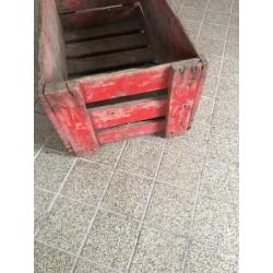 Vintage houten krat Amstel Bier