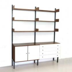 Vintage retro wandsysteem jaren '60 '70 dressoir