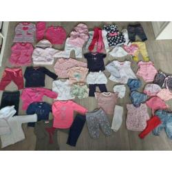 Heelll veel baby kleertjes maat 50-56
