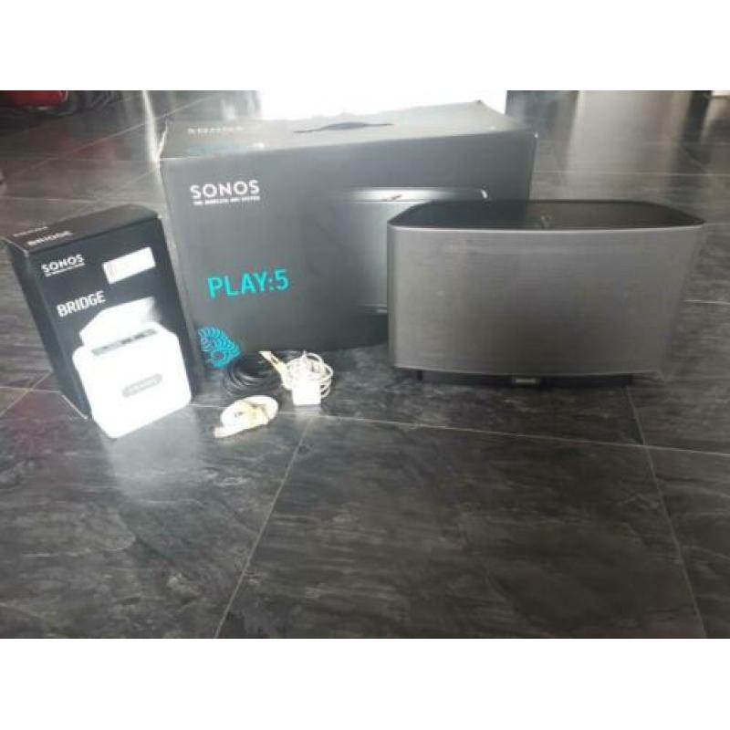 Sonos Play 5 zwart gen. 1 met bridge
