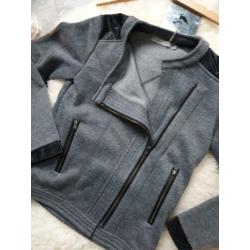 Maat 164 NIEUW Meisjes Vest/Jas Grijs FRANKIE & LIBERTY