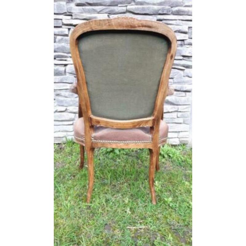 Vintage antieke brocante fauteuil