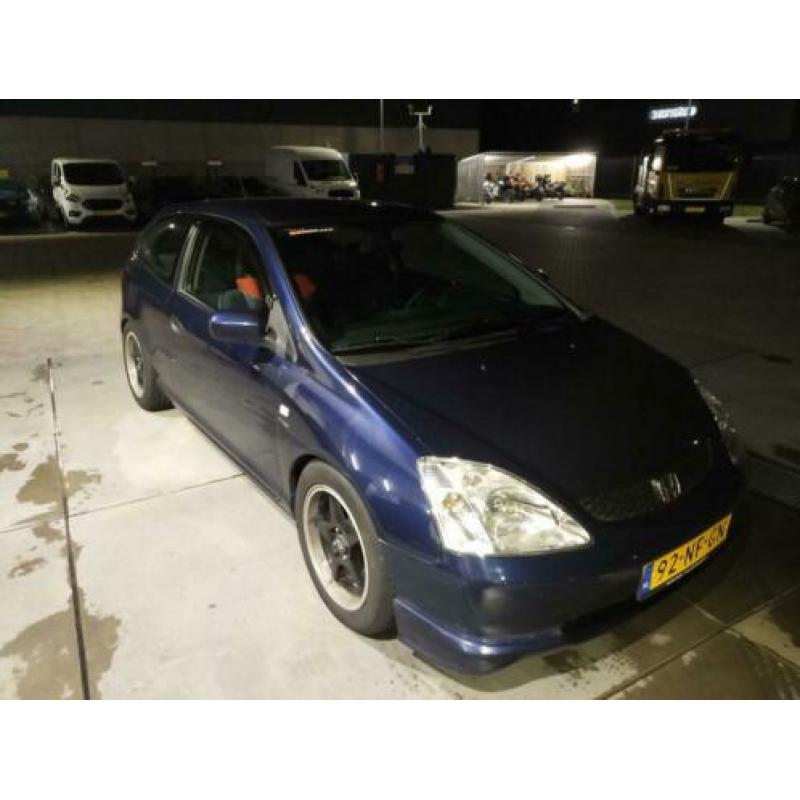 Honda Civic 1.6 I ES 2003 Blauw