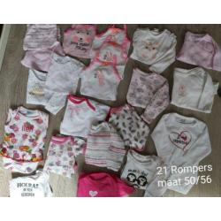 Heelll veel baby kleertjes maat 50-56