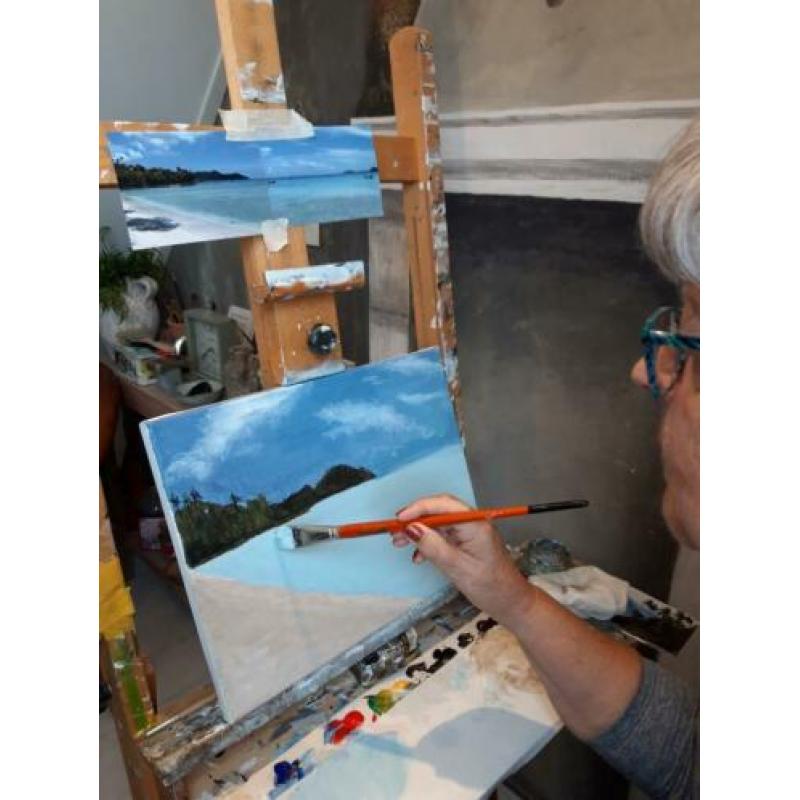 Komt u 20 april ook gezellig Schilderworkshop incl high tea