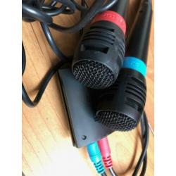 2x Originele SingStar Microfoon - Wired - PS2/PS3