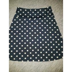 Border skirt Party Polka, King Louie, maat M, zwart