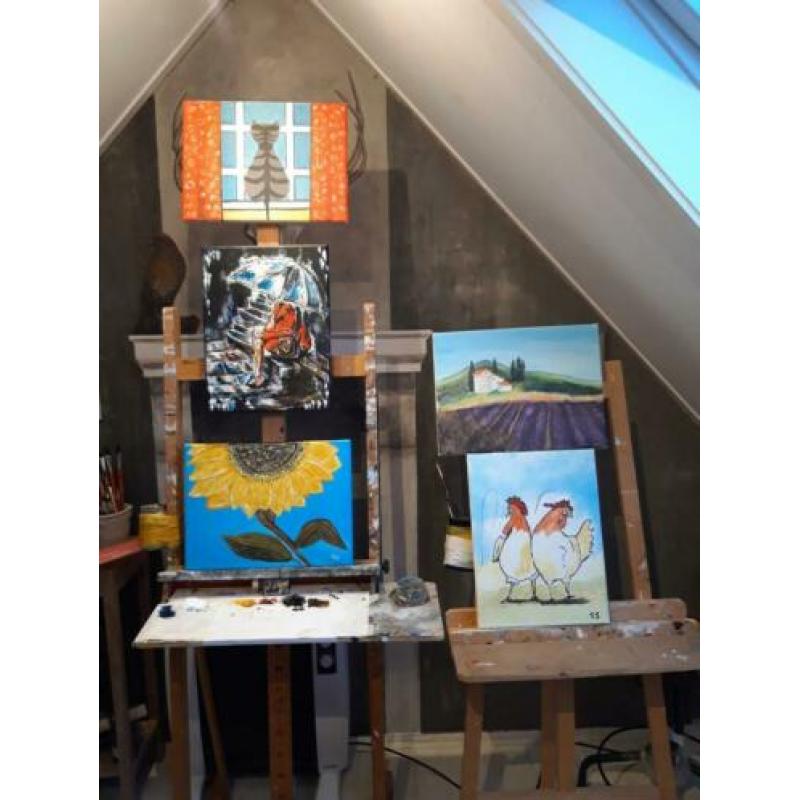 Komt u 20 april ook gezellig Schilderworkshop incl high tea