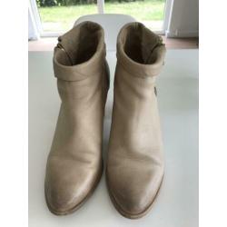 Leren enkellaars, mt 40