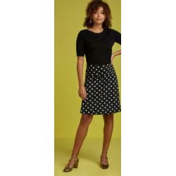 Border skirt Party Polka, King Louie, maat M, zwart