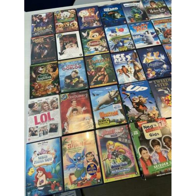 DVD’s meer dan vijftig Walt Disney en andere